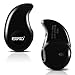 Newest Smallest Wireless Invisible Bluetooth Mini Earphone Earbud Headset Headphone Support Hands-Free Calling for iPhone Samsung Xiaomi Sony Lenovo HTC LG and Most Smartphone. (Black)