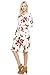 Reborn J Modest Shop LA MSLA7758 Floral Pleated Midi Dress With Pockets, Long Sleeve