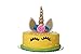 Unicorn Cake Toppers Handmade Set 27 PCS gold Horn With Balloons Ears Flowers and eyelash for Birthday baby shower Party wedding cake decorations (GOLD)