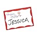 Avery Name Tags, White with Red Border, Packs of 100 per Pack, 18 Packs, 1,800 Removable Name Badges Total (05143)