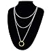 Stainless Steel Bead Chain Necklace & Matching Connector Pack, obmwang 50pcs 30