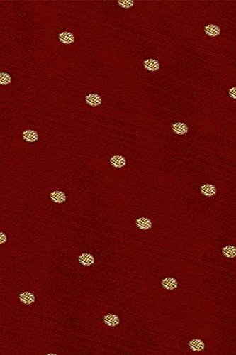 dwarkesh fashion maroon malbari silk full flared semi stitched party wear gown