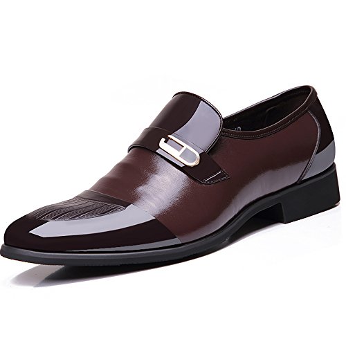 Ououvalley mens patent leather tuxedo dress shoes lace …
