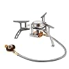 Terra Hiker Campingkooktoestel met piëzo-ontsteking, klein opvouwbaar campinggasfornuis, compact duurzaam gasbrander met…