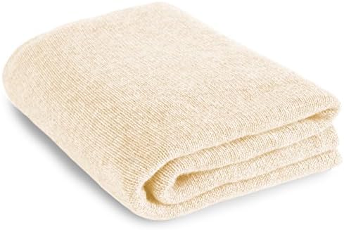 Extra Large 100% Cashmere Bed Sofa Throw Blanket - Undyed - Made to Order - made in Scotland