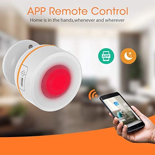 BAHER 3 in 1 Smart Motion Sensor PIR Motion Sensor Temperatur Feuchtigkeit Sensor 247 Echtzeit berwachung App Instant Alert Zigbee Hub Erforderlich