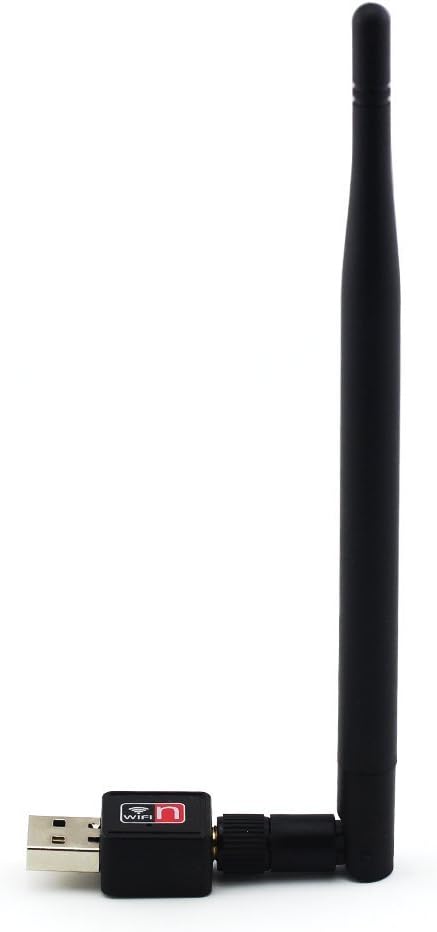 DHMXDC Wireless 150Mbps 802.11n/g/b USB WIFI LAN Network Card Adapter with Long Antenna Receiver Transmitter Card (150M LONG Antenna)