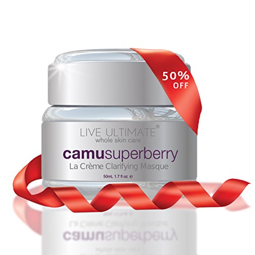 Facial Mask VITAMIN C From CAMU CAMU ★ Exclusive Formula ★ 1.7 oz - Wet Mask With Coconut Oil, Zeolite, Acai,... image