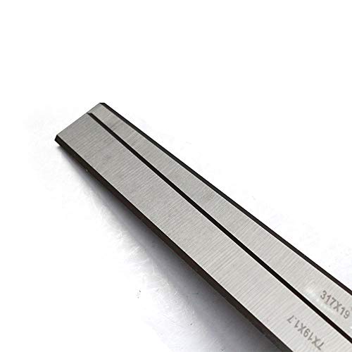 Planer Blades JESTUOUS 12-1/2 Inch for Delta 22-540,22-547 Reversible HSS Replacement Knives 12-1/2 x 3/4 x 1/16,2pcs