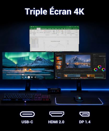 FIREBAT Mini PC R3, AMD Ryzen 3 4300U, 16Go LPDDR4 RAM 512Go SSD, Triple Affichage 4K, WiFi 6 Bluetooth 5.2, Ordinateur Compact Silencieux Extensible pour Bureau Domestique