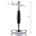 Miusco Badger Hair Shaving Brush and Stand Shaving Set Black