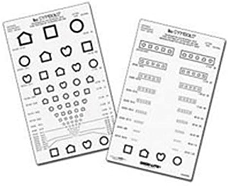 WP000-250900 250900 250900 Card Lea Symbols Near Vision Visual Acuity Pocket Size Ea From Good-Lite Co