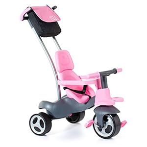 Molto- Urban TrikeSoft Control Triciclo para Niños con 5 Formas de Ensamblar, Color rosa (17201)