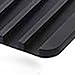 SILICONE SOAP DISH. DRAINER TRAY, BLACK