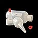 510 Central Boston Round LDPE Plastic Bottle Yorker Spout Cap 120mL 4oz (No Hole, 12 Pack)