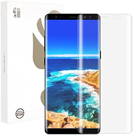Note 8 Screen Protector, Guilian 1 Pack Premium Tempered Glass Screen Protector with Most Durable 3D Touch Compatible Anti-Scratch High Definition Bubble Free for Samsung Galaxy Note 8