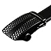 Blivener Men's Leather Belt with Automatic Ratchet Solid Buckle 35mm Wide