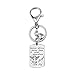 WUSUANED Never Drive Faster Than Your Guardian Angel Can Fly Keychain Bracelet New Driver Gift Sweet 16 Gift (guardian angel keychain)
