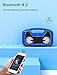 AOMAIS 25W Bluetooth Speakers with HD Stereo Sound&Deep Bass, Portable Outdoor Wireless Stereo Pairing Speaker, IPX7 Waterproof, Built-in Mic, 100ft Bluetooth Range for Party, Camping, Travel - Blue