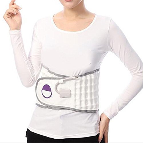 Denshine Spinal Massager Physio Decompression Back Belt Air Traction Waist Brace Lumbar Support Back Massage for Back Pain Relief Pain Lower
