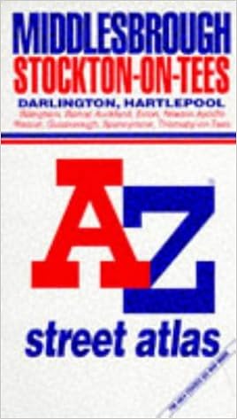 a to z maps Buy A To Z Street Atlas Of Middlesbrough And Stockton On Tees a to z maps