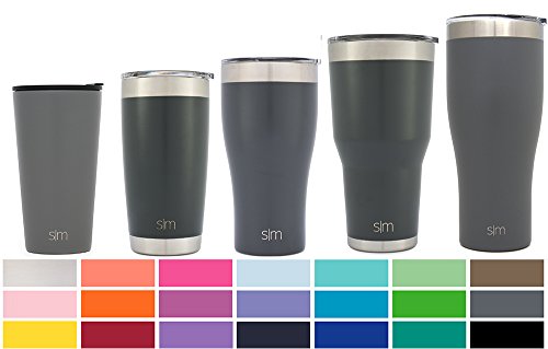 Simple modern pint 16oz tumbler - vacuum insulated trav…