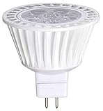 Bioluz LED™ MR16 LED Bulbs, 50W Halogen Equivalent, 7w 12 VAC/DC, GU5.3 Base, , 350lm, 40 Beam Angle, , Warm White, 3000K, Recessed Lighting, Track Lighting, Spotlight, UL Listed