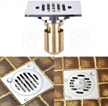 Messing Silber Anti-Geruch Bodenablauf Bad Sealed Schmutzfänger: Amazon