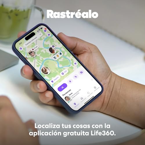 Tile - Localizador Bluetooth, localizador de Llaves y localizador de Objetos para Llaves, Bolsos y Mucho más.Compatible con iOS y Android. Paquete de 1 (Negro)