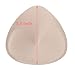 Removable Bra Inserts Bathing Suit Sport Bra Pads 3 Pairs Nude Triangle Shape 5.3'' side length