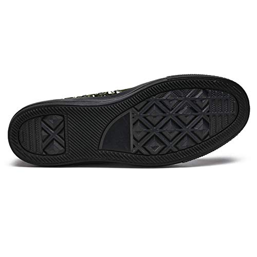 41KG7JutMSL LORVIES - Zapatillas de deporte para hombre, diseño de piel de serpiente, color verde LORVIES - Zapatillas de deporte para hombre, diseño de piel de serpiente, color verde - Imagen 6