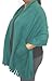 TOOLBOXCLOTHING Polar Fleece Fringed Shawl/Wrap/Shoulder Cozy with Pockets. 78
