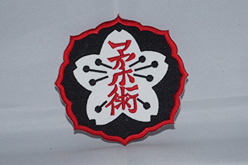 Jiu-Jitsu Flower Okinawa Martial Arts Patch
