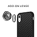 RhinoShield Case Compatible with [iPhone XR] | SolidSuit - Shock Absorbent Slim Design Protective Cover with Premium Matte Finish 3.5M / 11ft Drop Protection - Carbon Fiber