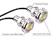 YITAMOTOR 20 X 23mm Eagle Eye High Power 5730 LED White Fog Daytime DRL Backup bulbs 9W
