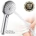 Pressurized Handheld Shower Head Hopopro High Pressure Shower Head Multi-functional Hand Held Showerhead Shower Body Spray Head Against Low Pressure with Skin-care Female Personal Cleaning Function