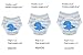 Babyfriend Baby Potty Trainig Pants 5-Pack Toddler Baby Girls Boys Pure Cotton Pee Training Underwear Size L 3T Blue