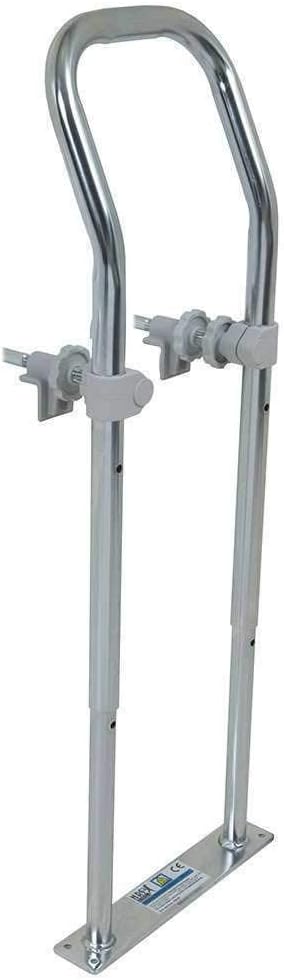NRS Healthcare Height Adjustable Swedish Bath Rail, Chrome