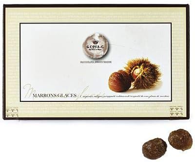 Italian Marrons Glaces - Candied Chestnut Desserts, 200g - Approx. 10 Pieces
