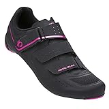 Pearl iZUMi Women's W Select Road v5 Studio Cycling Shoe, Black/Black, 39.0 M EU (7.5 US)