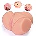 Sex Rabbit Vagina Anal Male Masturbator Sex Doll 3D Realistic Silicone Pussy Ass Vagina Anus Butt Adult Toy for Men Masturbation Gift 5 Pound Sexy Carlie