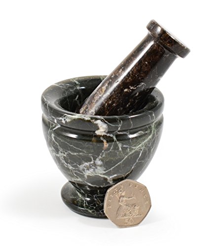 Mini Black Marble Pestle & Mortar