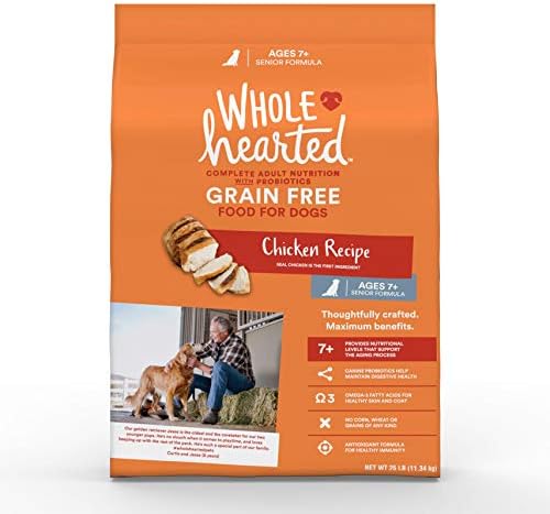 Wholehearted dog food 25 lbs Clearance