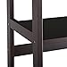 Yaheetech 5-Tier A Frame Wood Ladder Bookshelf Multifunctional Storage Rack Display, Dark Espresso