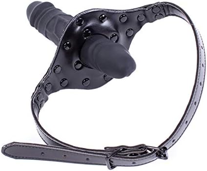 Bondage Masters Double Penis Mouth and Silicone Extended Pecker Gag - Image 3