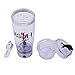 Vortex Shaker Bottle by KSJET5 16,000 RPM Motor Electric Protein Shake Cup USB Rechargeable Portable Gym Blender Automatic 650 mL/ 20oz Mixer for Lump-Free Powdered Drinks and Supplements