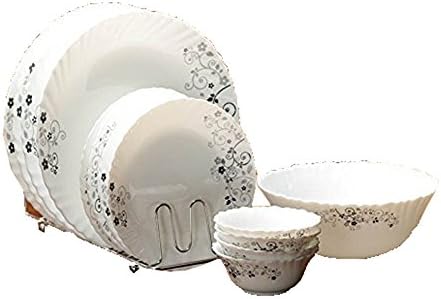 La Opala Diva Laopala Diva Mystrio Black 19 Pcs Dinner Set in Multicolor NA