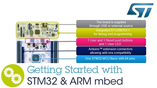 STM32 NUCLEO-F072RB Nucleo-64 Development Board with STM32F072RB MCU, Supports Arduino and ST Morpho connectivity