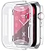 BOVON for Apple Watch Series 4 Screen Protector (44mm), iWatch 4 Case [All Around Protective] [Ultra Clear] [Precise Cut-Out] Soft TPU Cover for New Apple Watch 4-2018 Released (Clear) (Clear)