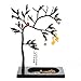 LilGift Jewelry Organizer, Jewelry Tree, Jewelry Organizer for Hanging Necklaces, Bracelets & Earrings - Metal Jewelry Holder, Necklace Holder, Jewelry Storage for Women (Black Tree)
